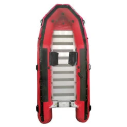 Achilles FRB-124, Rollup Aluminum Floor, 12' 4", Red Hypalon, 2017