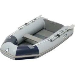 Achilles LS4-RU, Rollup Floor 8' 8", Gray/Blue Hypalon, 2020