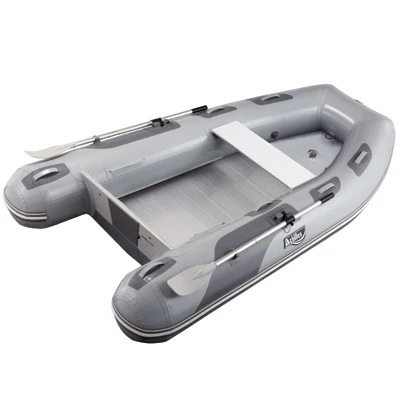 Achilles LSR-310E, Rollup Aluminum Floor, 10' 2", Gray Hypalon, 2020