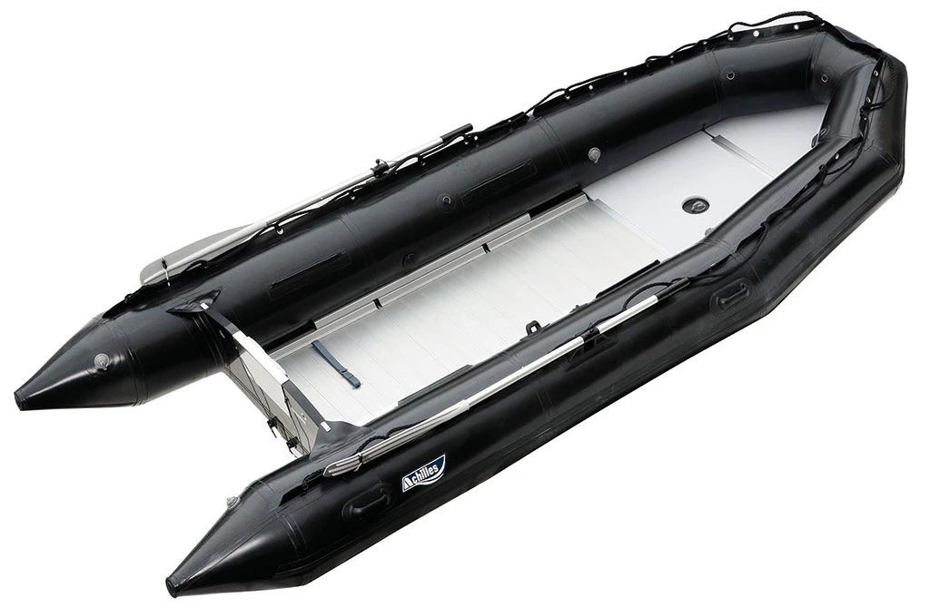 Achilles SU-18, Aluminum Floor, 18' 0", Black Hypalon, 2020