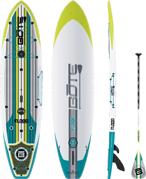 Bote Flood Gatorshell Stand Up Paddle Board With Paddle - 10'6" 3 Bote Flood Gatorshell Stand Up Paddle Board With Paddle - 10'6"