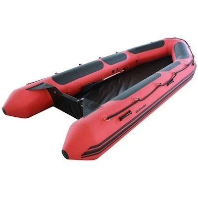 Defender 430, Aluminum Floor, 14' 1", Commercial Grade Red Hypalon, 2020