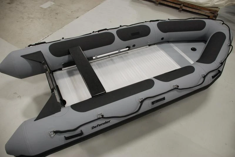 Defender 470, Aluminum Floor, 15' 5", Gray PVC, 2019