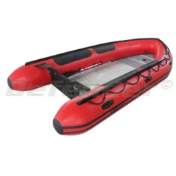 Mercury 430HD, Aluminum / FRP Floor, 13' 7", Red Hypalon, 2019