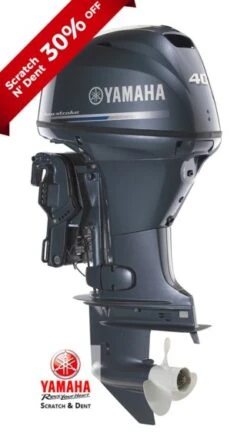 Yamaha F40LA Outboard | 40HP Scratch & Dent (Level 3)